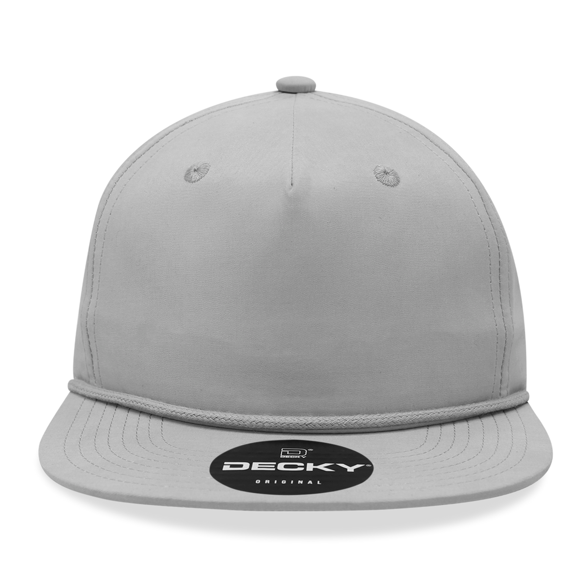 Decky 6032 Classic Rope Cap, 5 Panel Flat Bill Hat, Snapback — The Park Wholesale Caps