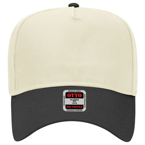 Otto 5 Panel 31- - Mid Profle Vintage Cotton/Twill Baseball Cap - Premium Hat from Otto Caps - Just $7.50! Shop now at Pat's Monograms