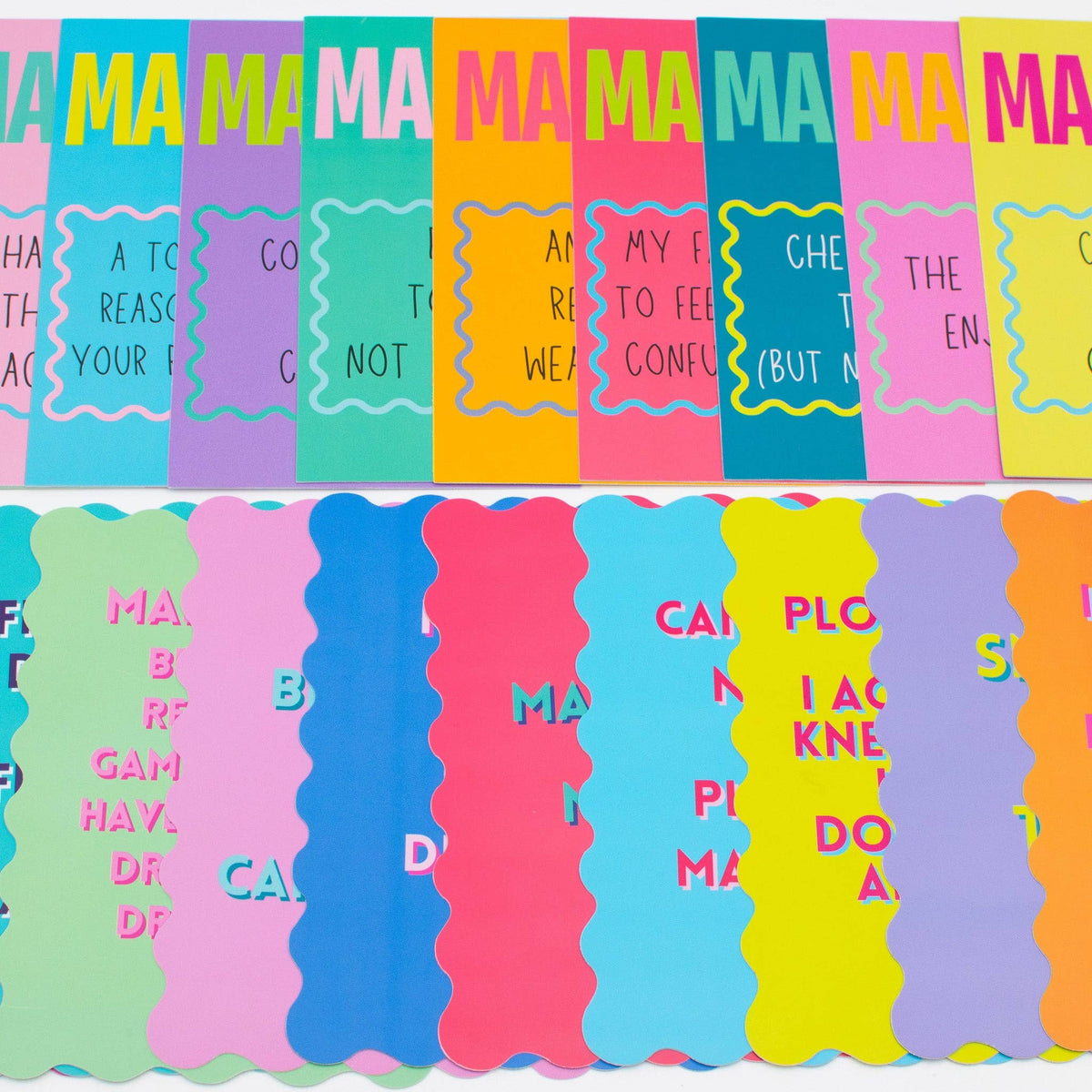 MAHJONG SHUFFLE CARD  |  Mahjong Is Series  |  Sized to Store with League Cards