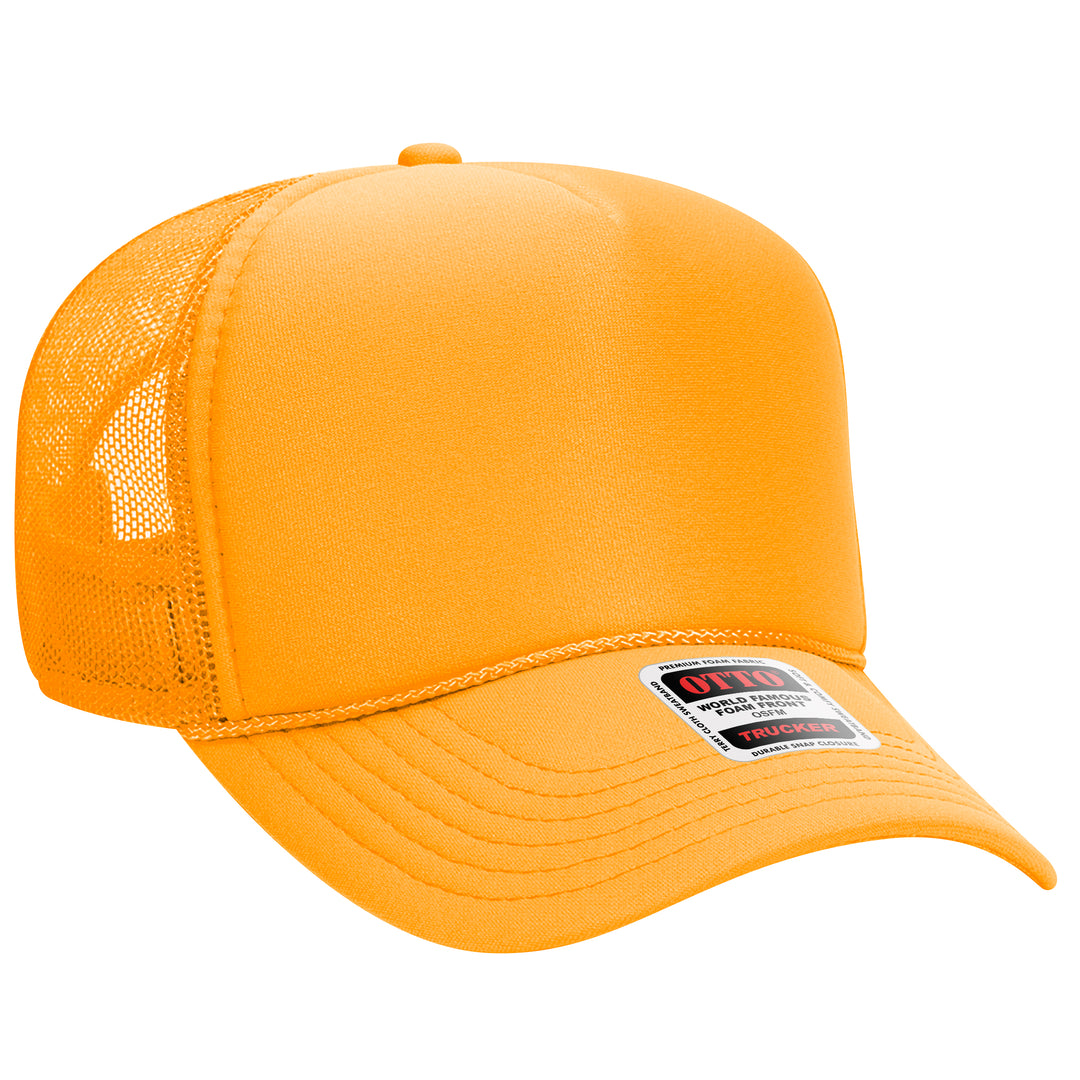 5 Panel Mid Profile Mesh Back Trucker Hat - Premium Trucker Cap from Otto Caps - Just $8! Shop now at Pat's Monograms