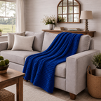 Textured Waffle Large Throw Blanket - 60"x80" - Premium blanket from Fennco Styles - Just $38! Shop now at Pat's Monograms