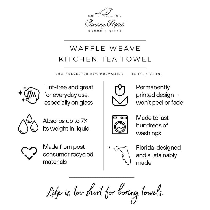 Mahjong Kitchen Towel - Mahjong Tiles - Premium kitchen towels from Canary Road - Just $15.95! Shop now at Pat's Monograms