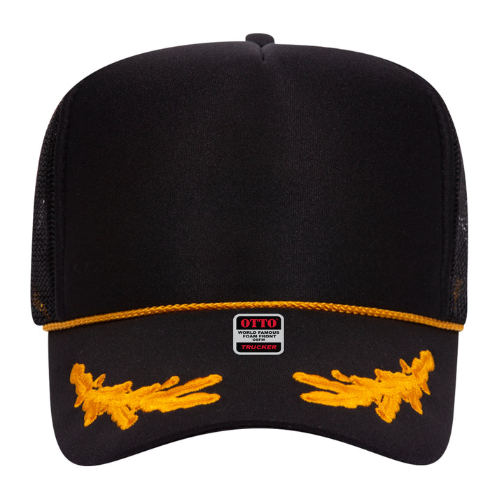 Embroidered Chain Stitch Trucker Hat