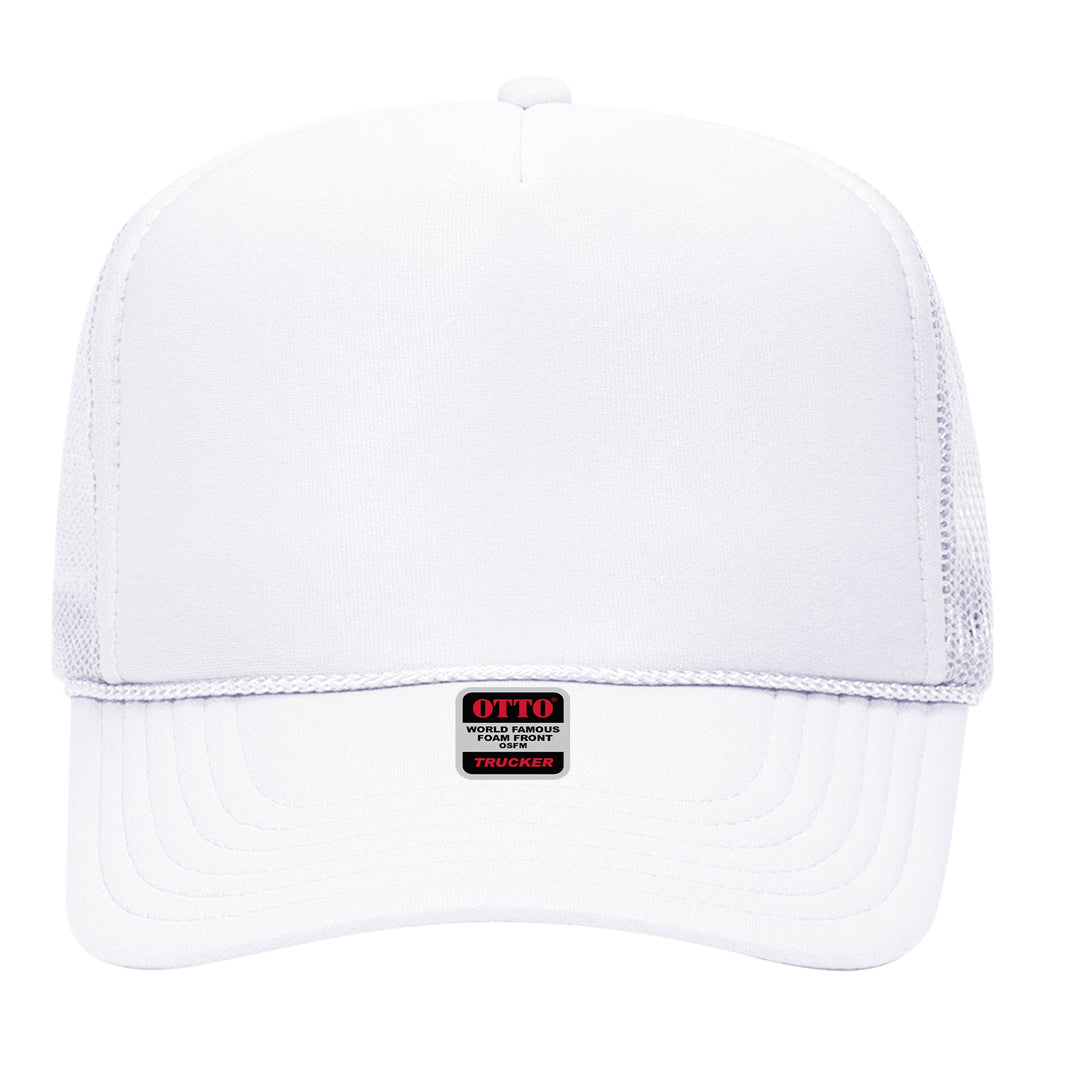 Embroidered Chain Stitch Trucker Hat - Premium Headwear from Pat's - Just $24.95! Shop now at Pat's Monograms