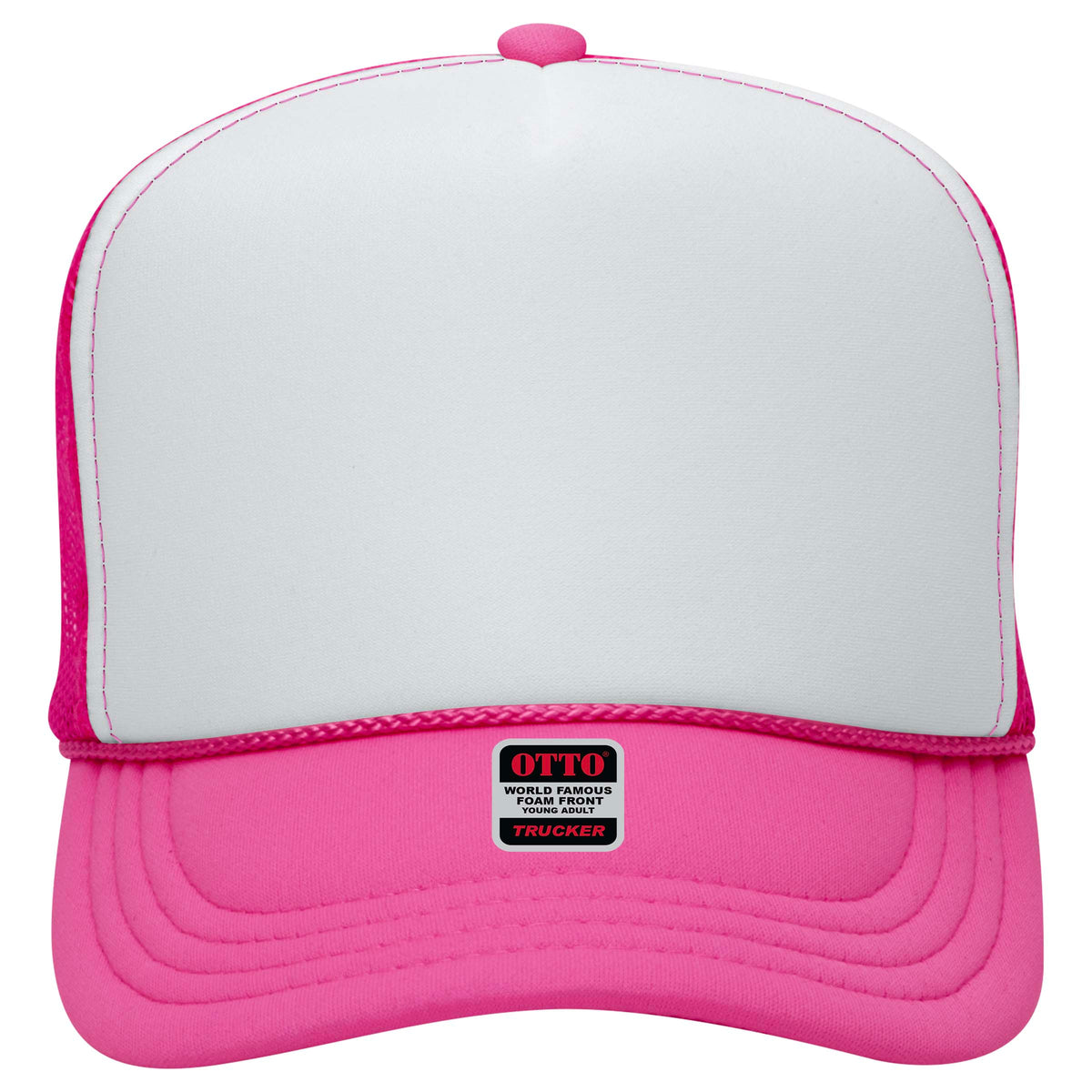 Embroidered Chain Stitch Trucker Hat — Headwear