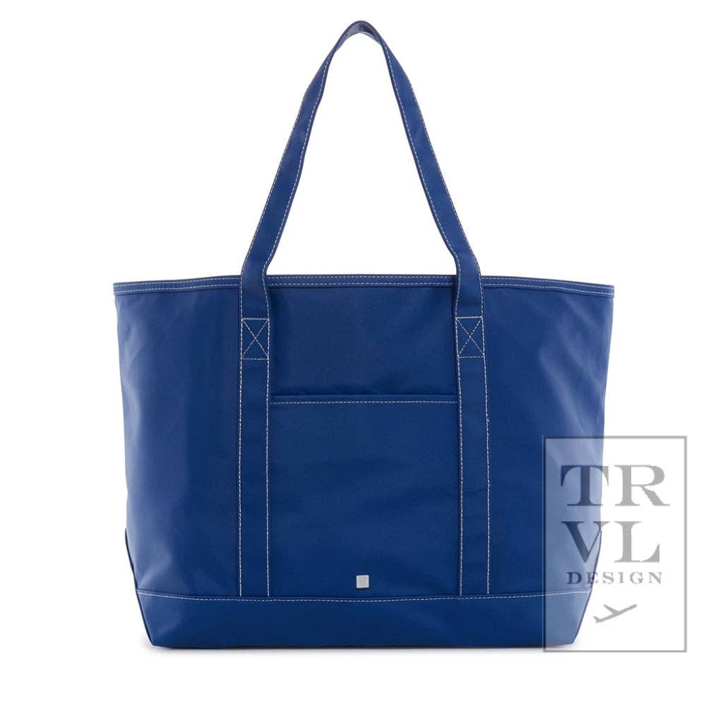Maxi Tote - Coated Canvas Large Blue Bell - Premium Bags and Totes from TRVL Design - Just $76! Shop now at Pat's Monograms