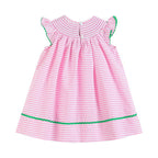 Pink Stripe Watermelon Smocked Bishop Dress — Lil Cactus Baby & Toddler Dresses