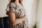 Floral Mommy Labor and Delivery/ Nursing Gown — Three Little Tots Maternity Clothing