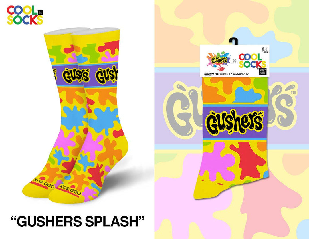 Gushers Splash Socks - Premium Socks from Cool Socks - Just $13.95! Shop now at Pat's Monograms