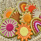 Boho Sun Chenille Patches — Peak Tide