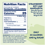 Natural Strawberry Key Lime Margarita - Mixer — Jordan's Skinny Mixes drink mix