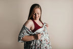 Floral Mommy Labor and Delivery/ Nursing Gown — Three Little Tots Maternity Clothing