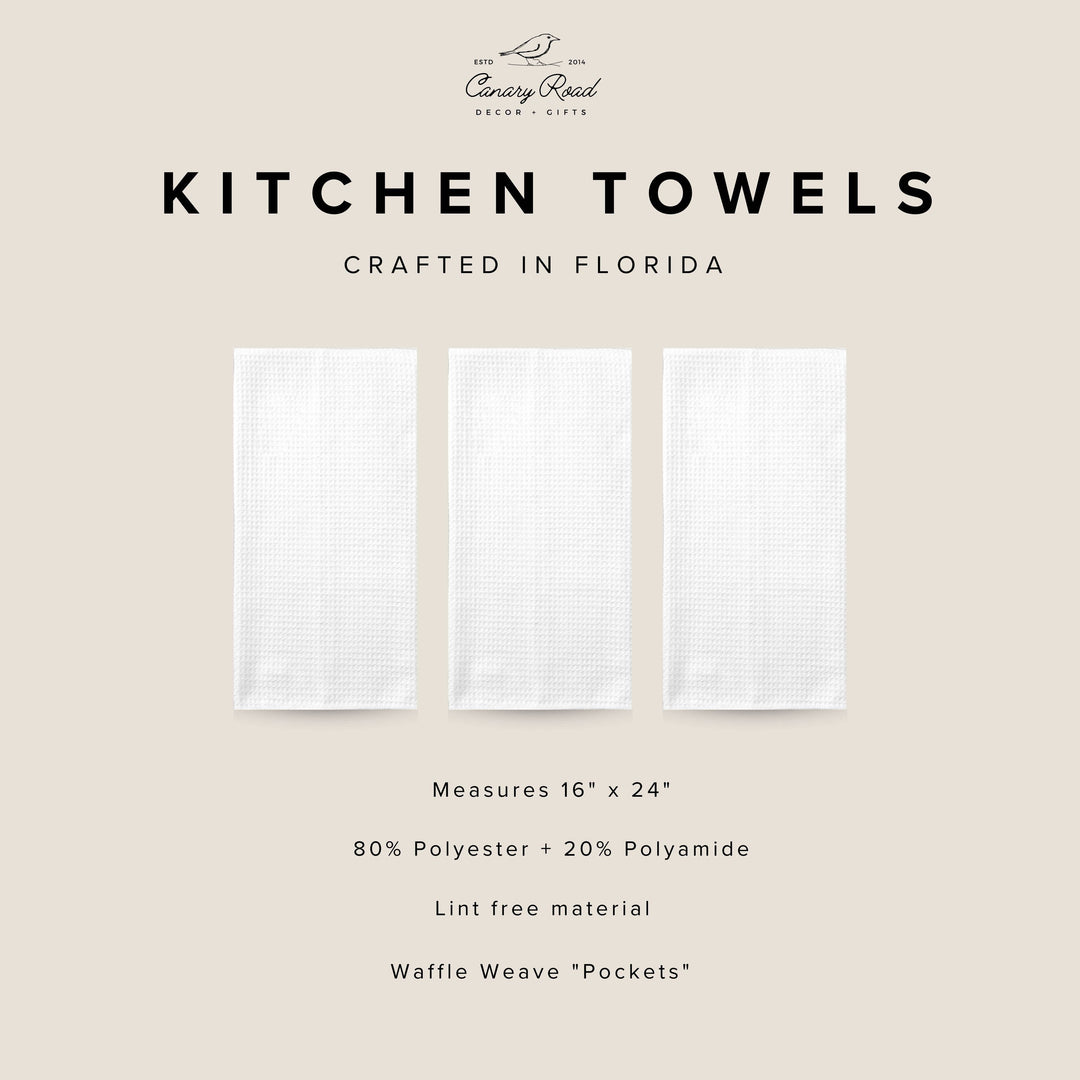 Mahjong Kitchen Towel - MAHJ - Premium Kitchen Towel from Canary Road - Just $15.95! Shop now at Pat's Monograms