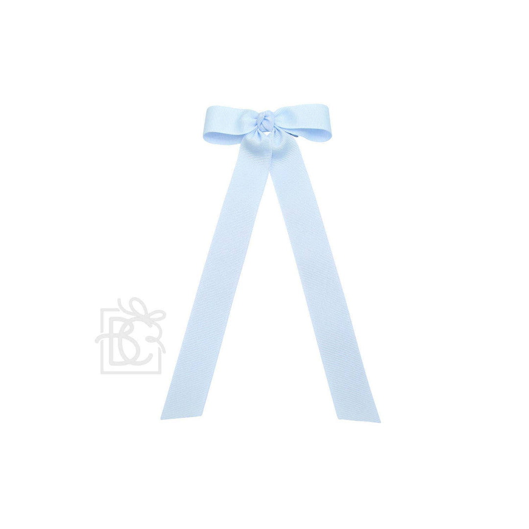 FLAT BOW W/ 7" STREAMERS ON ALLIGATOR CLIP - Premium Hair Bows from Beyond Creations, LLC - Just $9.95! Shop now at Pat's Monograms