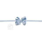 1/4" PANTYHOSE HEADBAND W/SIGNATURE GROSGRAIN BOW — Beyond Creations, LLC Baby Accessories