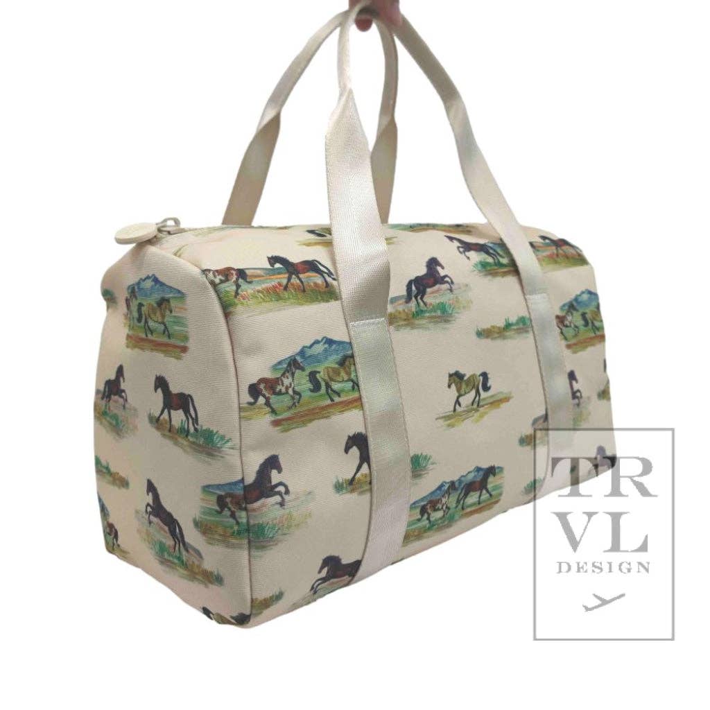 Mini Packer - Wild Horses - Premium Duffel Bags from TRVL Design - Just $39.95! Shop now at Pat's Monograms