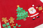 Red Corduroy Christmas Applique Bow Dress — Lil Cactus Baby & Toddler Dresses