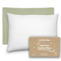 Toddler Pillow with Soft Cotton and Muslin Cotton Pillowcase — Comfy Cubs