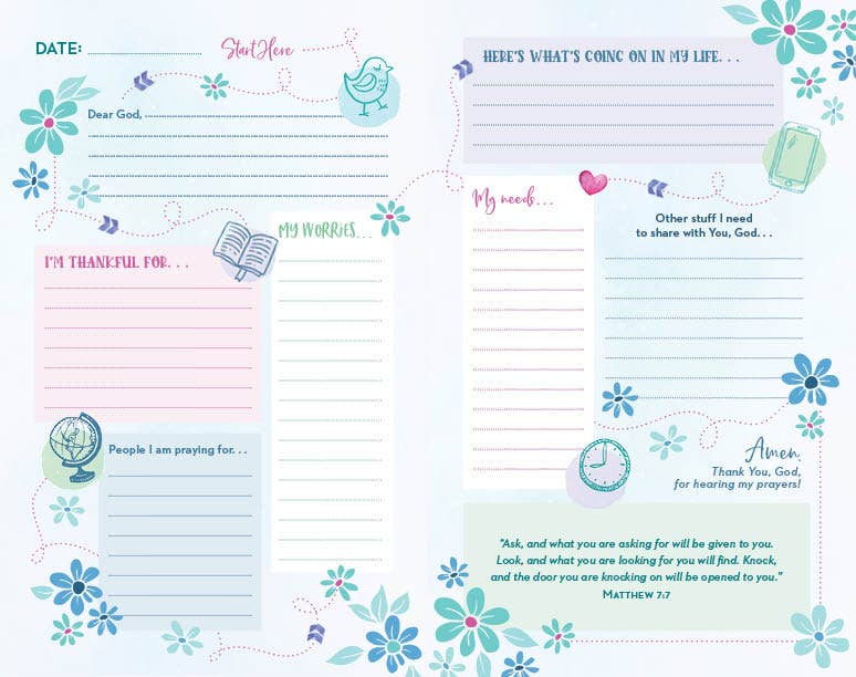 The Prayer Map Bible for Girls NLV [Sky Blue Shimmer] - Premium Books and Devotionals from Barbour Publishing, Inc. - Just $32.99! Shop now at Pat's Monograms