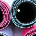 MAHJONG MAT | Color Wave | 31" x 31" — My Fair Mahjong