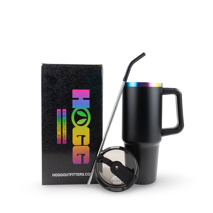 30oz POWDER COATED TRAVELER TUMBLER - Plated for Engraving - Premium drinkware from Hogg Outfitters - Just $19.95! Shop now at Pat's Monograms