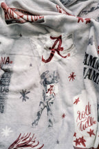 University of Alabama Flannel Fleece Blanket