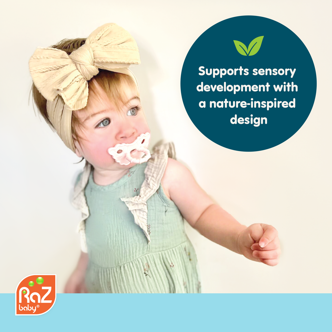 RaZberry Silicone Teether - Cotton Candy - Premium Baby Soothers from RaZbaby - Just $5.95! Shop now at Pat's Monograms
