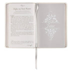 Mr. & Mrs. 366 Devotions for Couples White Faux Leather Devo — Christian Art Gifts Books and Devotionals