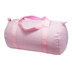 Gingham Medium Duffel — Mint Duffel Bags