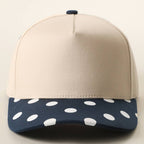 BIG POLKA DOT Brim Two-Tone Trucker Hat — Fashion City