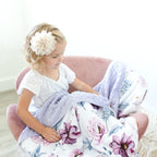 Baby & Toddler Minky Blanket - Vintage Floral — Honey Lemonade Baby Accessories
