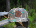 Break up Camo - Deer leather patch — Tailored South Hat Co. Caps