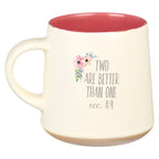 Sister Ceramic Coffee Mug with Clay Dipped Base - Ecclesiast — Christian Art Gifts gift item