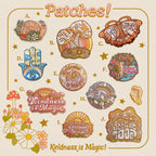 Patches - Iron On Patches - Embroidered Patches - Kindness i — Kindness is Magic Patch