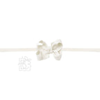 1/4" PANTYHOSE HEADBAND W/SIGNATURE GROSGRAIN BOW — Beyond Creations, LLC Baby Accessories