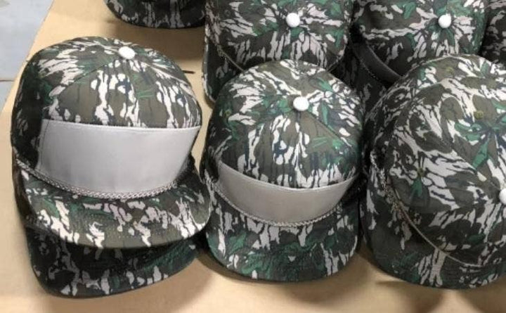 Kids 7 Panel Swampland Camo Snapback Hat - Premium Caps from ThatsRad - Just $24.95! Shop now at Pat's Monograms