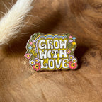 Grow With Love Enamel Pin — Kindness is Magic