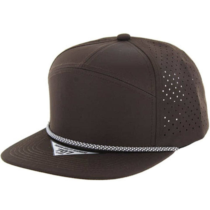 BLANK 7 PANEL HYDRO WITH ROPE SNAPBACK CAP - Premium hat from Zion Brand - Just $14! Shop now at Pat's Monograms