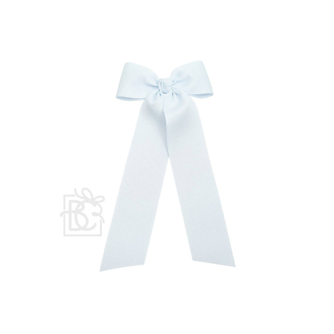 FLAT BOW W/ 7" STREAMERS ON ALLIGATOR CLIP - Premium Hair Bows from Beyond Creations, LLC - Just $9.95! Shop now at Pat's Monograms