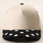 BIG POLKA DOT Brim Two-Tone Trucker Hat — Fashion City