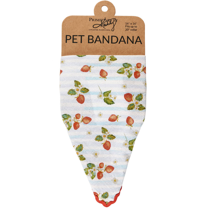 Small Strawberry Pet Bandana - Premium Dog Bandana from Primitives by Kathy - Just $10.95! Shop now at Pat's Monograms