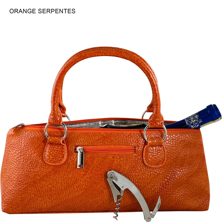 Wine Clutch | Wine Purse Serpentes Design - Premium Accessories from Primeware Inc. - Just $29.95! Shop now at Pat's Monograms