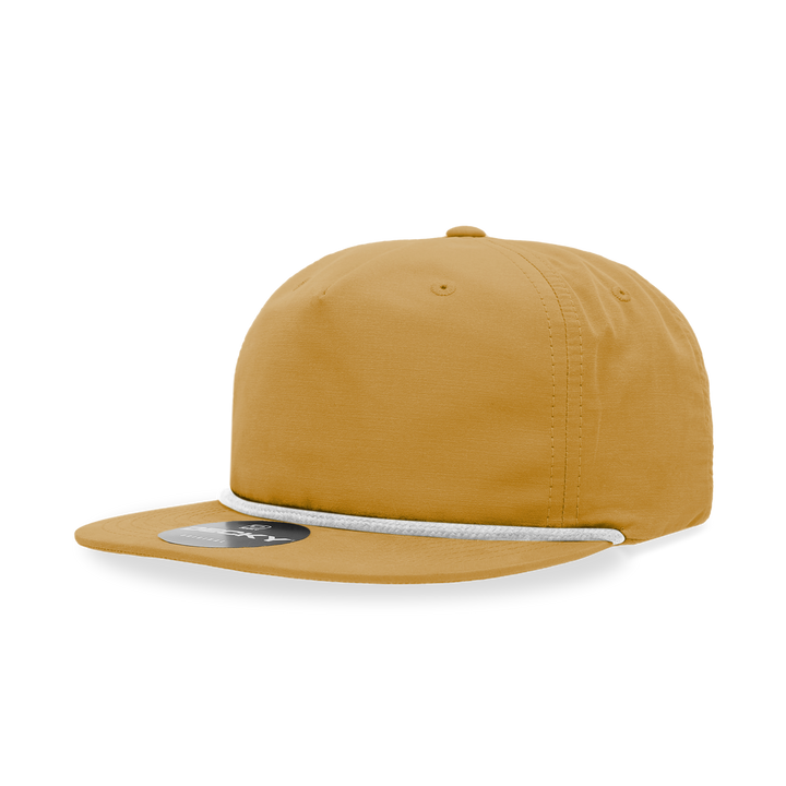 Decky 6032 Classic Rope Cap, 5 Panel Flat Bill Hat, Snapback - Premium Caps from The Park Wholesale - Just $14.95! Shop now at Pat's Monograms