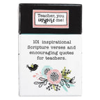 The Heart of a Teacher Box of Blessings — Christian Art Gifts Books and Devotionals