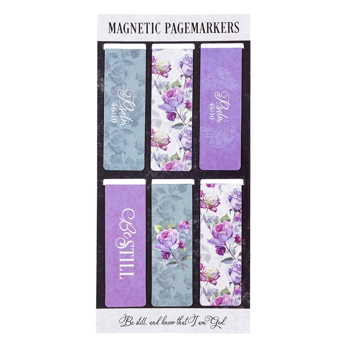 Be Still Magnetic Bookmark Set - Psalm 46:10 - Premium Books and Devotionals from Christian Art Gifts - Just $4.95! Shop now at Pat's Monograms