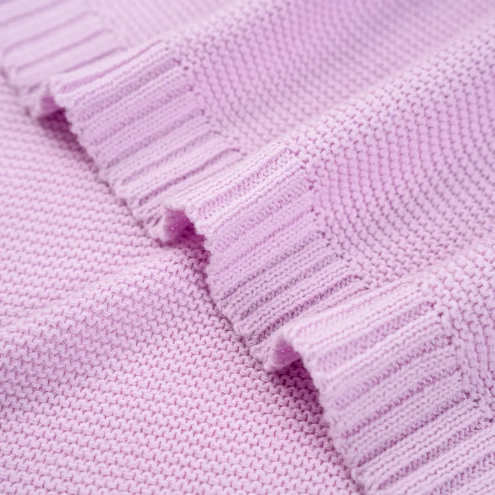 Classic Knit Baby Blanket - 100% Cotton Shima Seiki Knitting - Premium Baby Blanket from SwaddleAn - Just $38.95! Shop now at Pat's Monograms