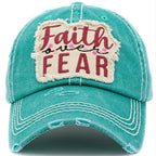 Faith Over Fear Hat — Your Fashion Wholesale