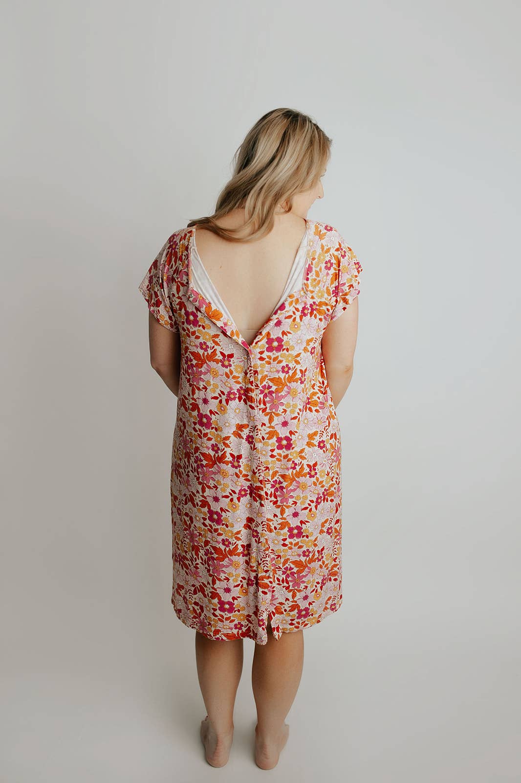 Wild Child Maternity Mommy Labor and Delivery/ Nursing Gown — Three Little Tots Maternity Clothing