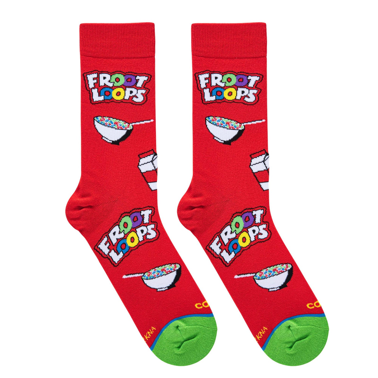 Froot Loops Cereal Bowl - Mens Crew Folded - Premium Socks from Cool Socks - Just $12.95! Shop now at Pat's Monograms