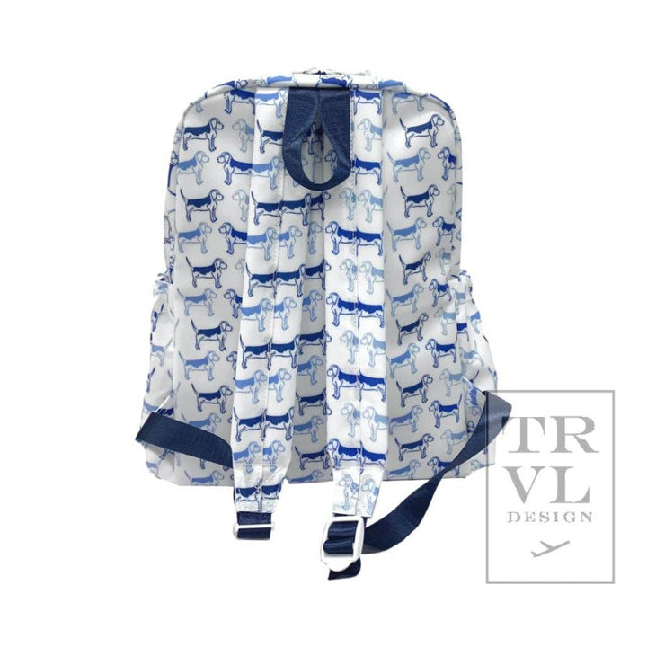 Backpacker - Backpack Puppy Love Blue - Premium Backpack from TRVL Design - Just $62.95! Shop now at Pat's Monograms